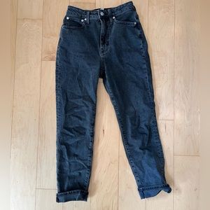 Madewell Curvy Perfect Vintage Jean Size 25, Black